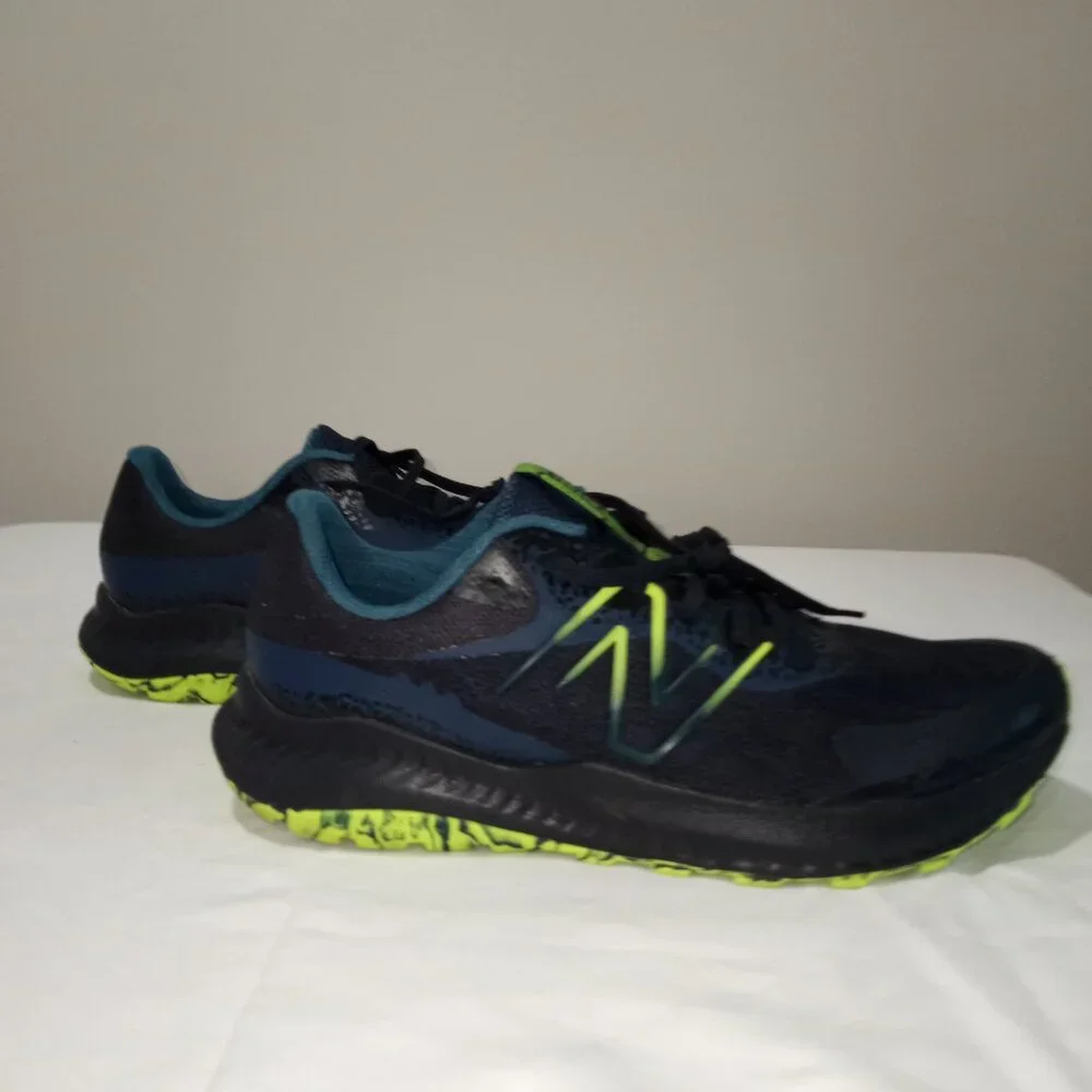 NEW BALANCE NITRIL MENS SNEAKERS SIZE 13 BLUE NEON GREEN - Picture 9 of 10